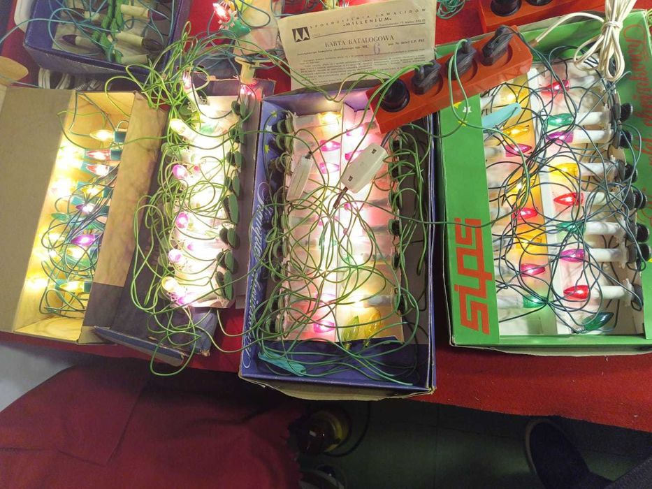 Lampki choinkowe Prl