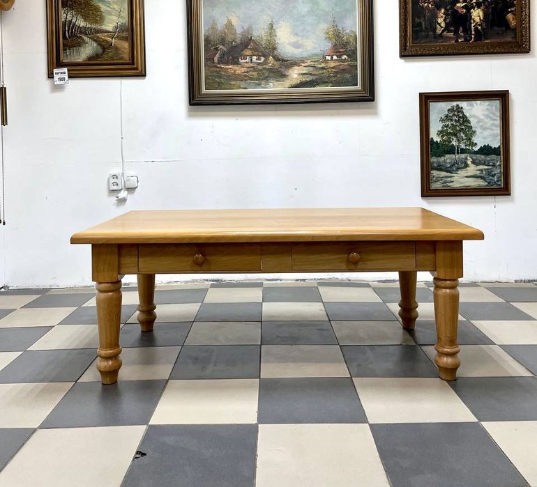 Стіл журнальний дубовий стол дерево 1991