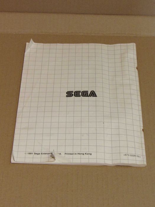 Manual da consola Sega Master System II