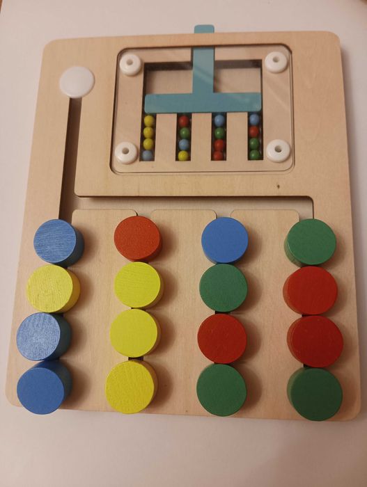 Гра дерев'яна Кольорова Логіка/ сортер