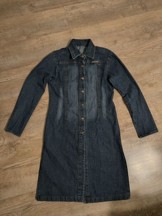 Płaszcz jeansowy damski