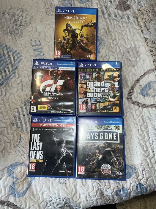 Продам PlayStation 4 (1 терабайт памʼяті  + ігри)