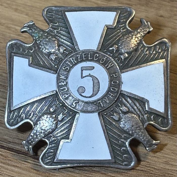 Odznaka oficerska 5 Pułk Strzelców Podhalańskich - Przemyśl