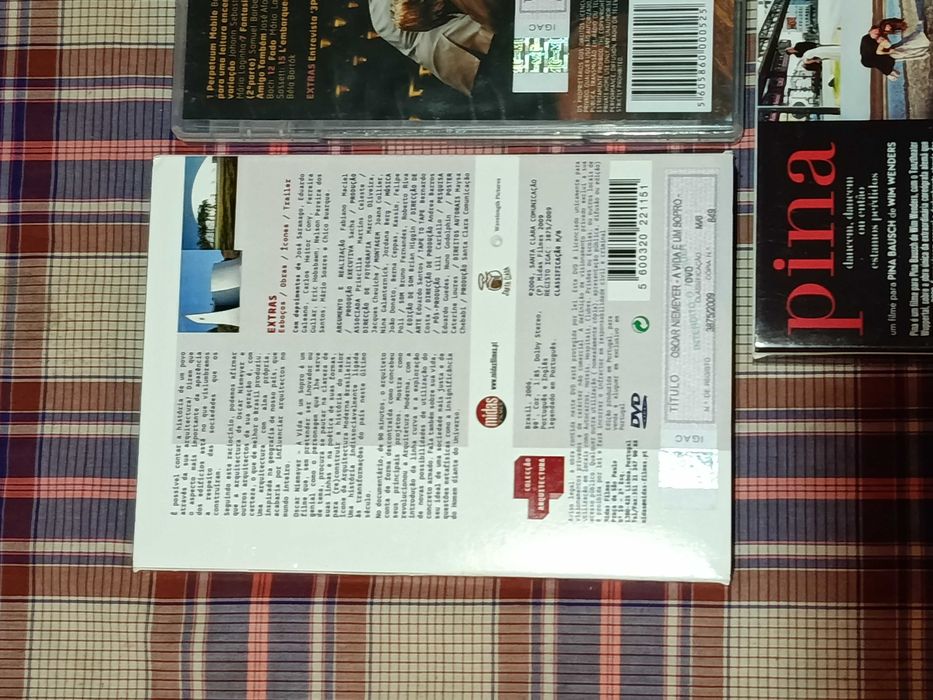 DVDs raros coleccao - 3 Pianos, Oscar Niemeyer, Pina Bausch de Wim Wenders