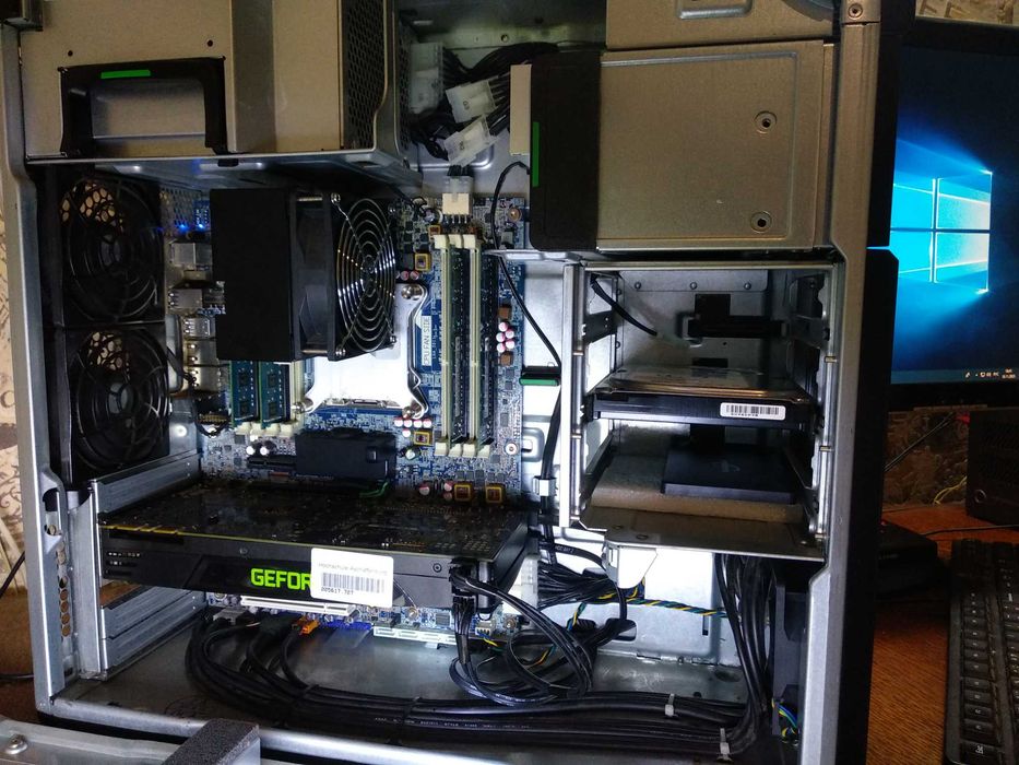 Комп HP Z620  6 ядер 12 потоков 16 гб. GeForce GTX 680 танки на ультра