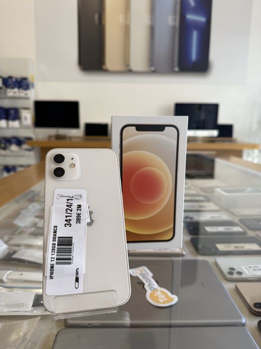 iPhone 12 128GB Branco * Completo