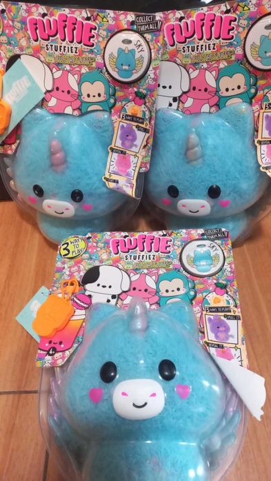 Fluffie Stuffiez Smal стакан, мавпа, веселка, єдиноріг, панда, овечка