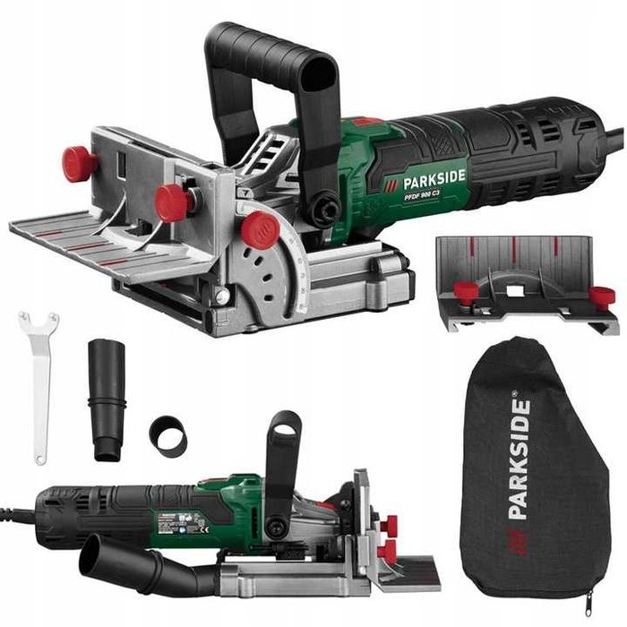 FREZARKA do rowków PARKSIDE PFDF 900 C3 900W LAMELOWNICA do połączeń