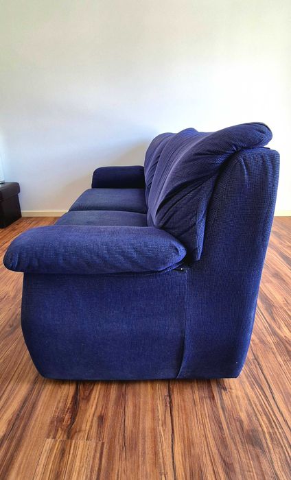 Sofa de 2 lugares Azul Escuro