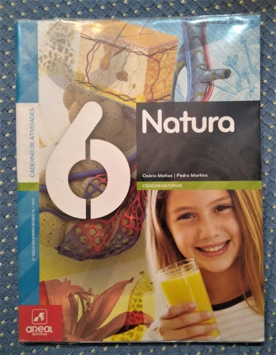 "Natura 6 Ciências da Natureza 6º Ano" Manual+Caderno Atividades+CDROM