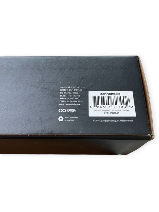 Sztyca podsiodłowa Cannondale HollowGram Save Carbon 27.2x400 /032-165