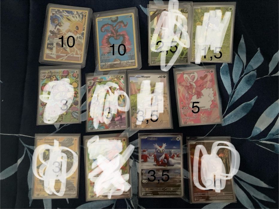 Cartas pokemon todas nm varios hits