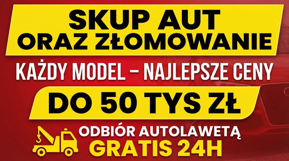 skup aut oraz kasacja pojazdów $najlepsze ceny!Rawa Mazowiecka do 50