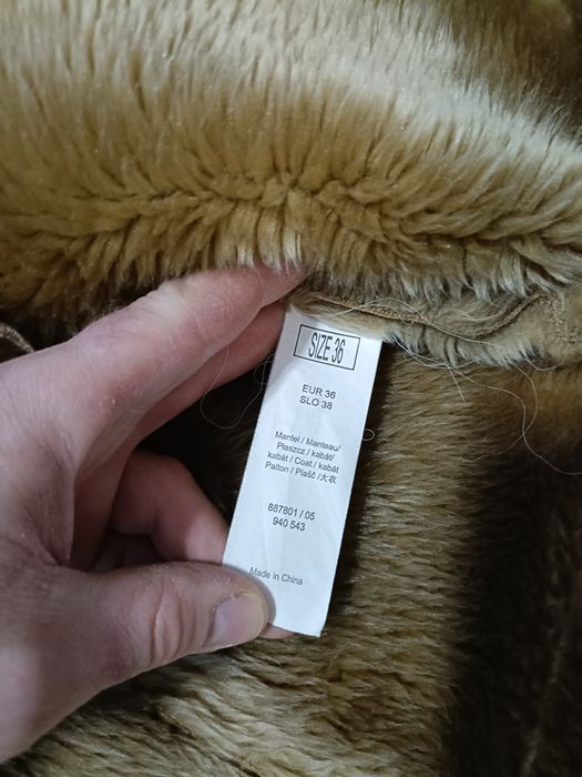 Płaszcz z kożuchem, kożuch damski, góralski, Orsay