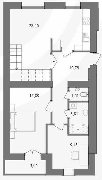 Є-ОСЕЛЯ. 4-к 2-рівнева квартира 147 кв.м. Від 27300 грн/міс. ЖК "ЯDRO"