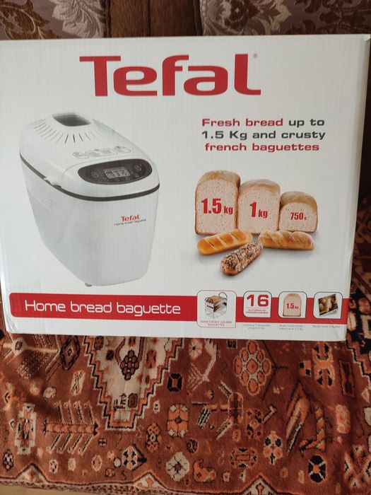 Продам хлібопічку tefal home bread baguette pf610138
