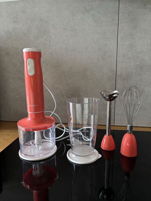 SILVERCREST Blender Ręczny 3-w-1 SSMS 600 E3  rozowy