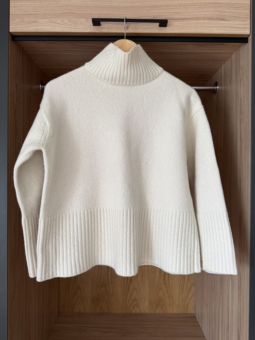 Светр кашеміровий Cenc білий М, Made in Ukraine