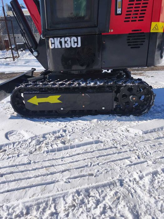 Міні-екскаватор Captok CK13С новий, 13 к.с, бензин, 1000кг, кабіна