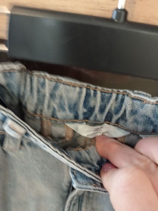 Szerokie spodnie dla chłopca 1,40 za ptasie mleczko