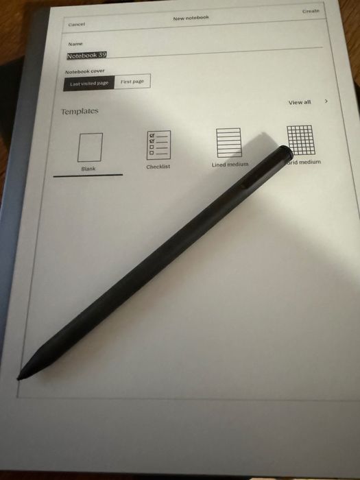 reMarkable 2 tablet e-ink