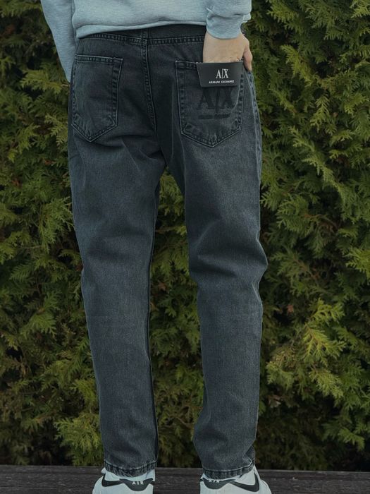 Джинсы Armani Exchange черные мужские джинси чоловічі Армани сірі