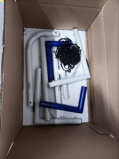 Baliza de Futebol Classic 500 Tamanho S Cinza/Azul