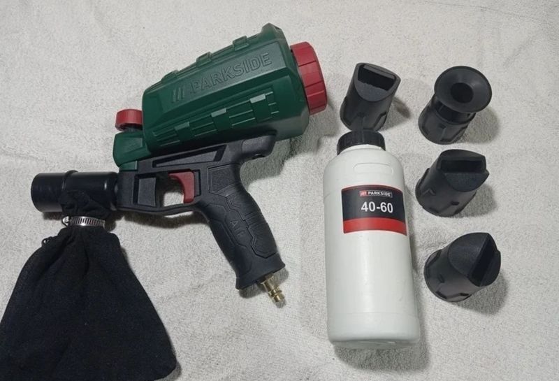 Pistola de areia parkside 25 euros já com portes
