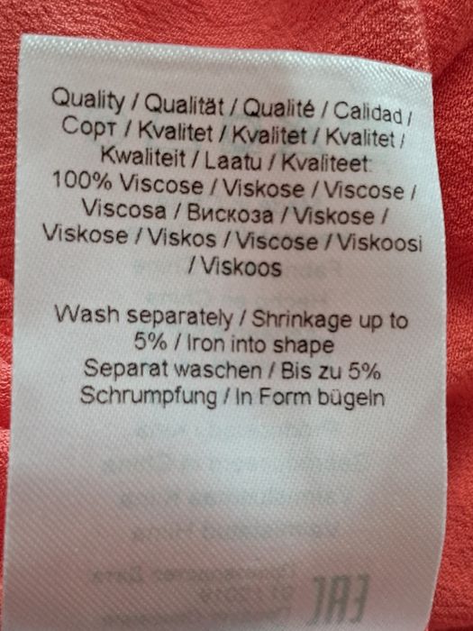 Bluzka koszulowa długi rękaw  -18/20  (100% wiskoza)