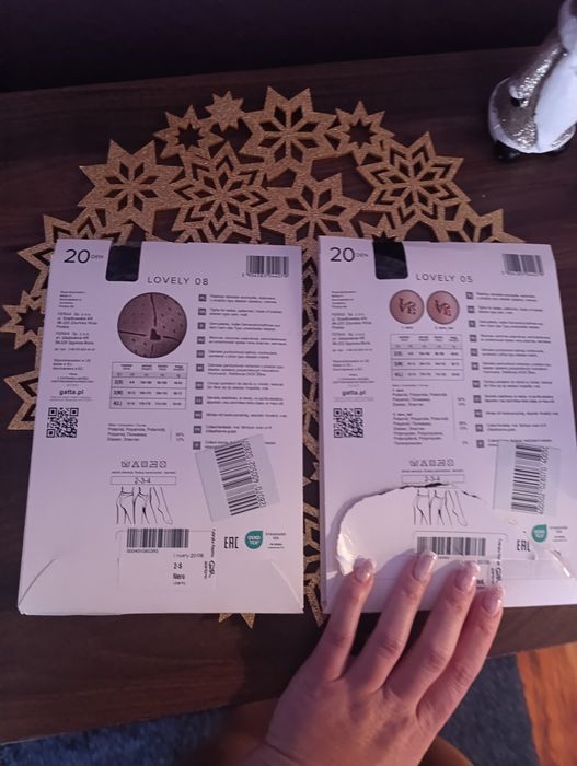 Rajstopy czarne gatta 2 pary