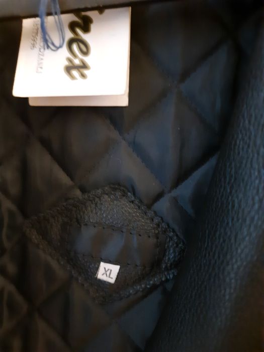 Kurtka  z prawdziwej skóry czarna rozmiar xl