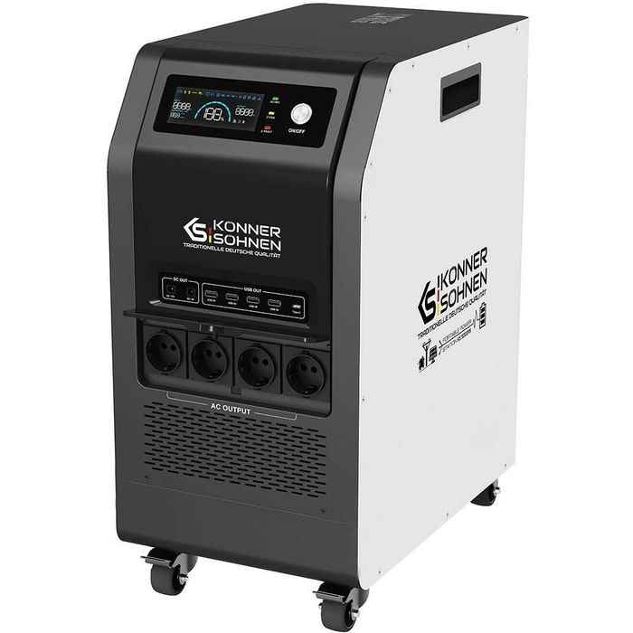 Нова електростанція портативна Konner&Sohnen KS 5200PS: 100 А·г; 5200 Вт-NEW