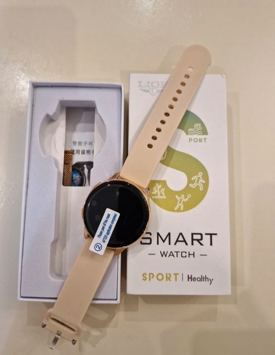 Smartwatch okrągły komplet