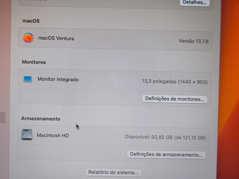 Apple Macbook AIR 13 i5 ssd 128GB