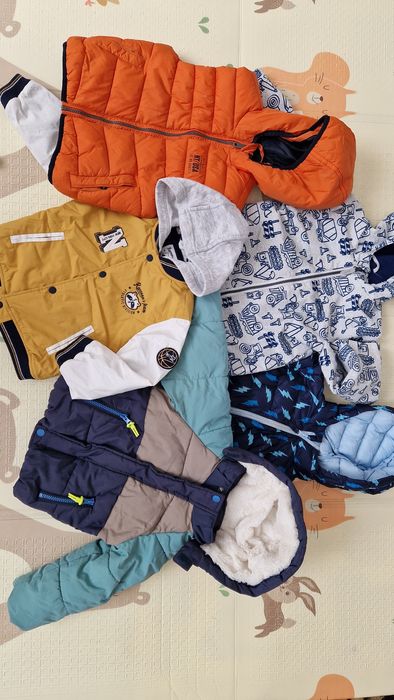 Куртки для хлопчика розміри 86 та 92 H&M, C&A, cool club, Mountain