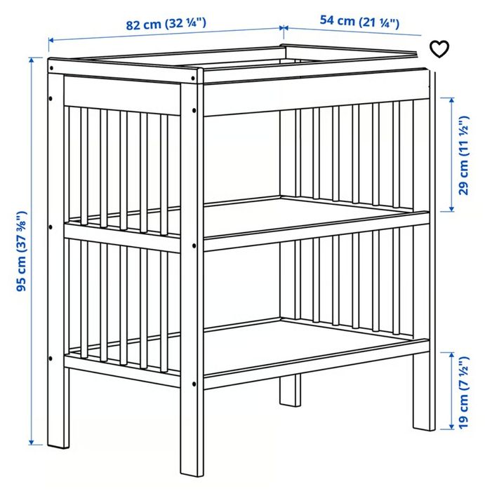 Trocador GULLIVER - Ikea