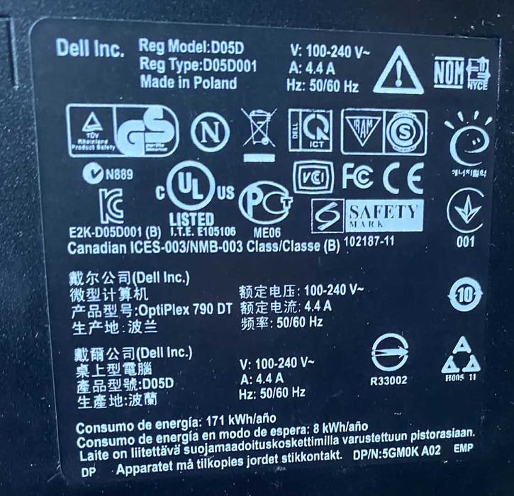 Komputer Dell OptiPlex 790  [10 GB RAM]