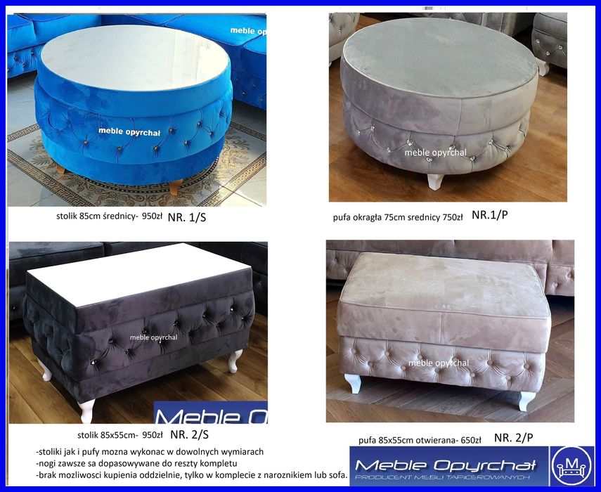 PRODUCENT!!!Stylowy naroznik chesterfield, na wymiar, glamour