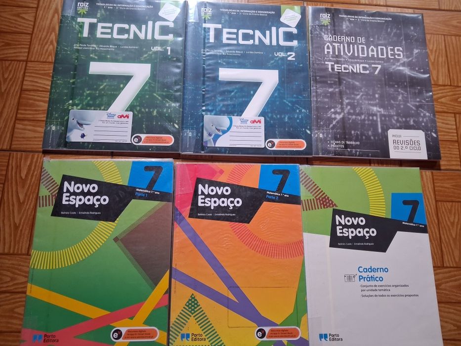 Livros escolares 7. Ano