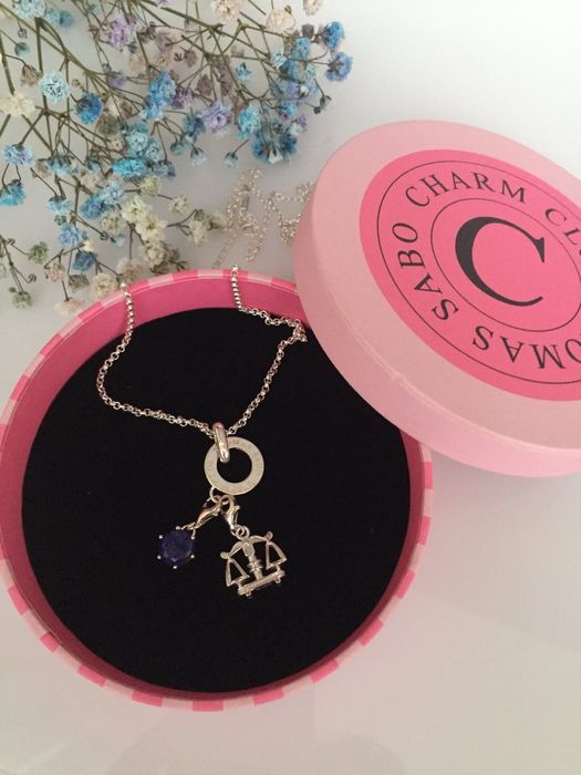 Срібний ланцюжок  Thomas Sabo Charm, Терези, підвіски