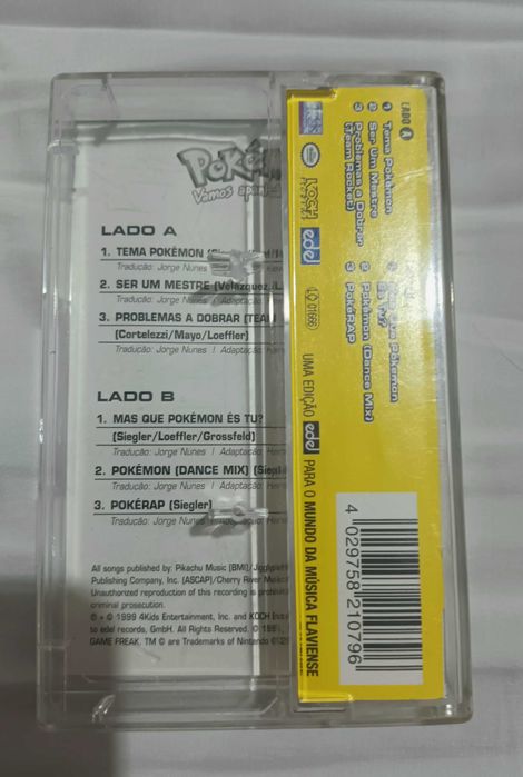 K7 - Pokemon - fita audio