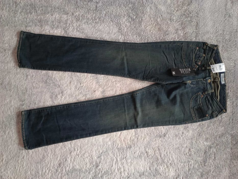 Jeansy Lee Coral Parch, nowe 25/33 kolor pod granatowy/khaki, ciemny.