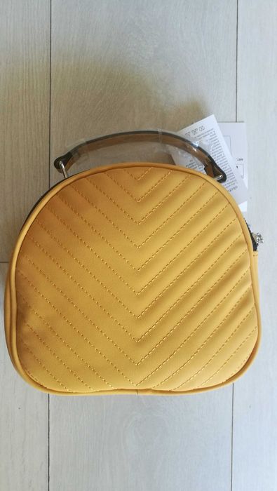 Torebka damska na ramię i do ręki żółta