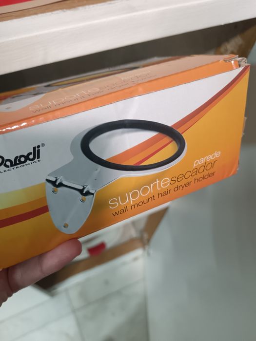 Suporte para secador de cabelo