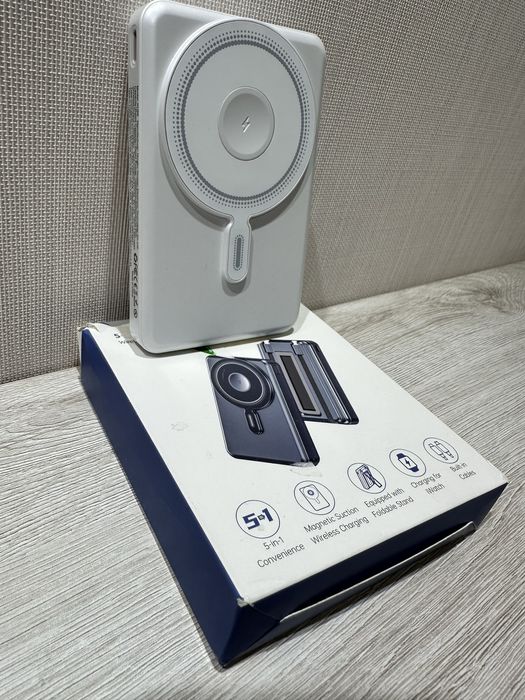 Магнітний Павербанк на Айфон 10000 mAh MagSafe, PD 22.5W, 15W Wireless