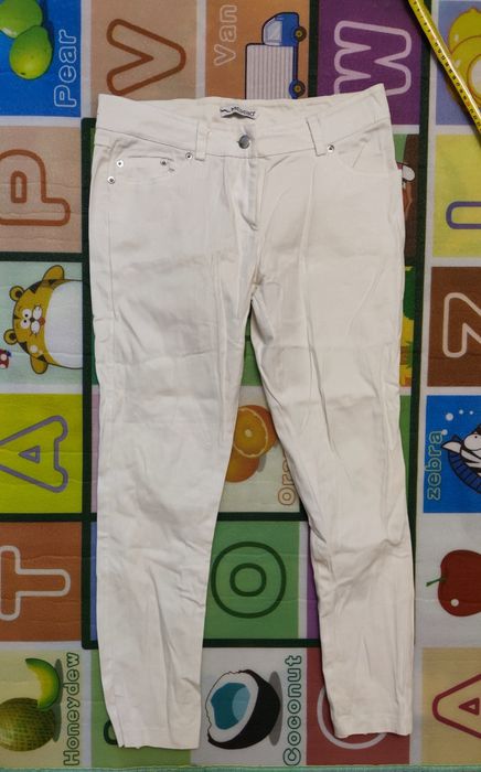 Білі штани жіночі , скіні