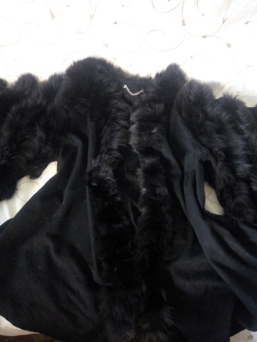 накидка палантин мех натуральный трикотаж сост идеальное