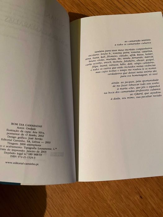 Bom Dia Camaradas     ONDJAKI