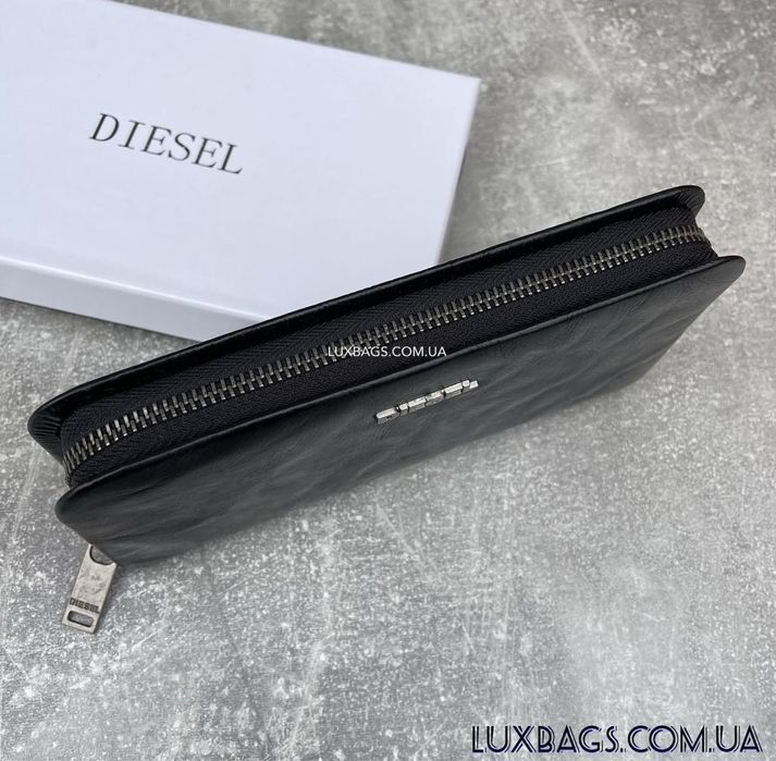 Мужской кожаный клатч Diesel кошелек дизель