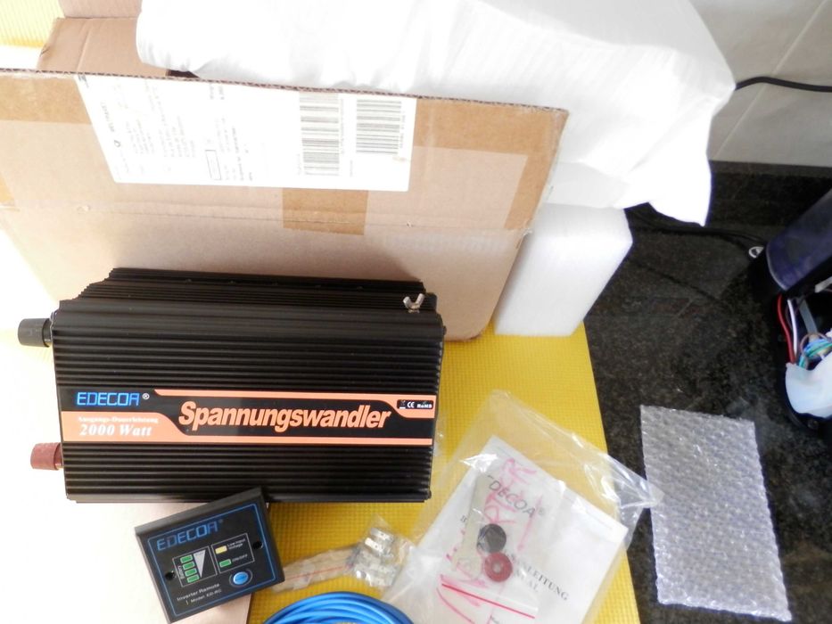 Inversor/Conversor/Inverter para autocaravana EDECOA 2000W